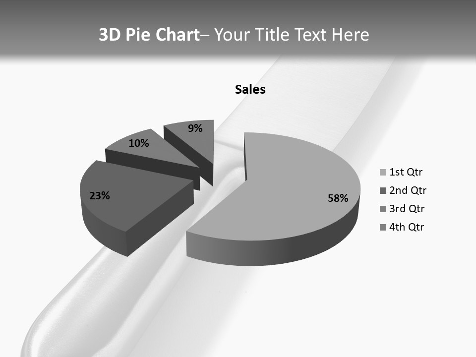 Steel Ware Steel Knife Stainless Steel PowerPoint Template