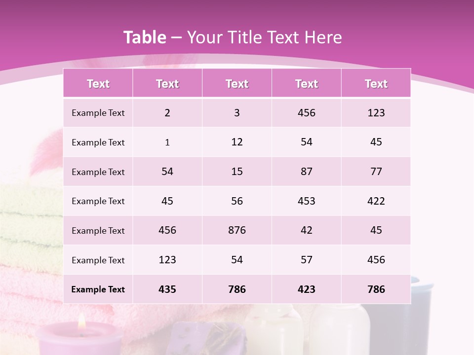 Spring Home Pink PowerPoint Template