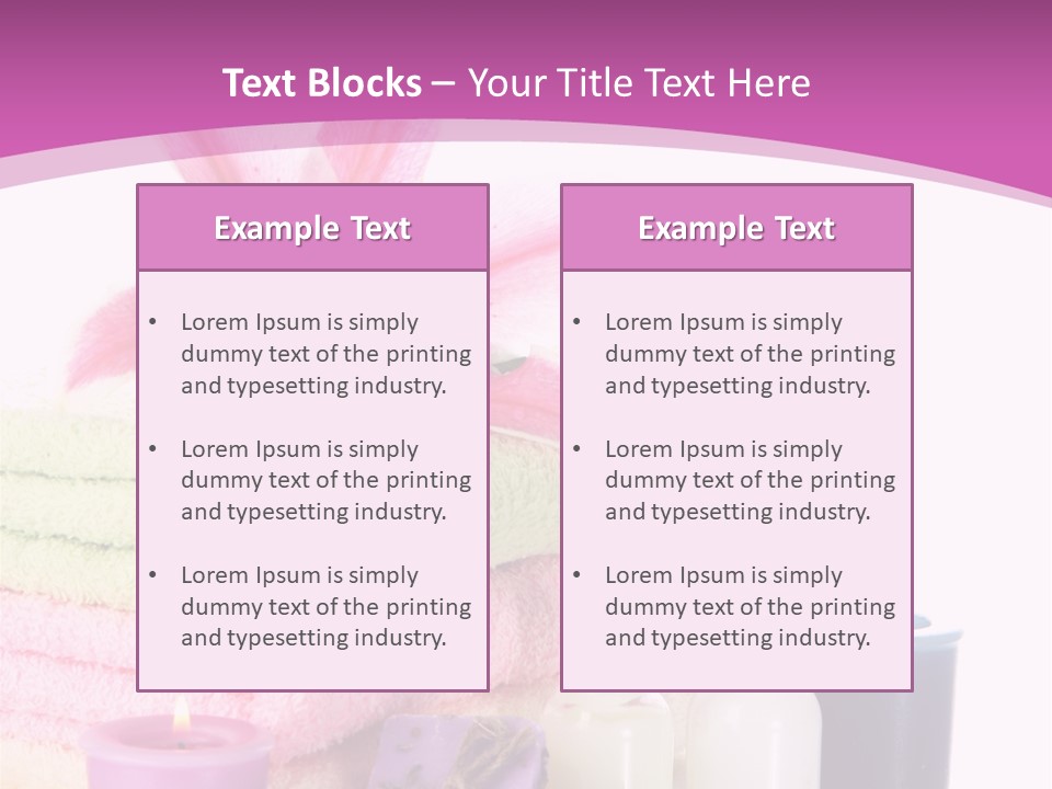 Spring Home Pink PowerPoint Template