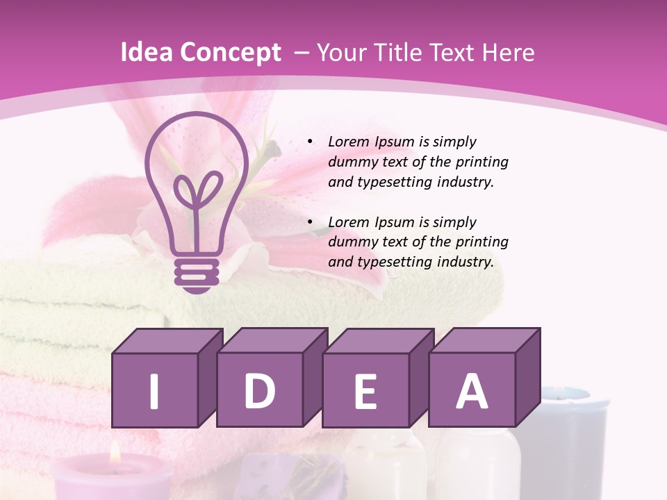 Spring Home Pink PowerPoint Template