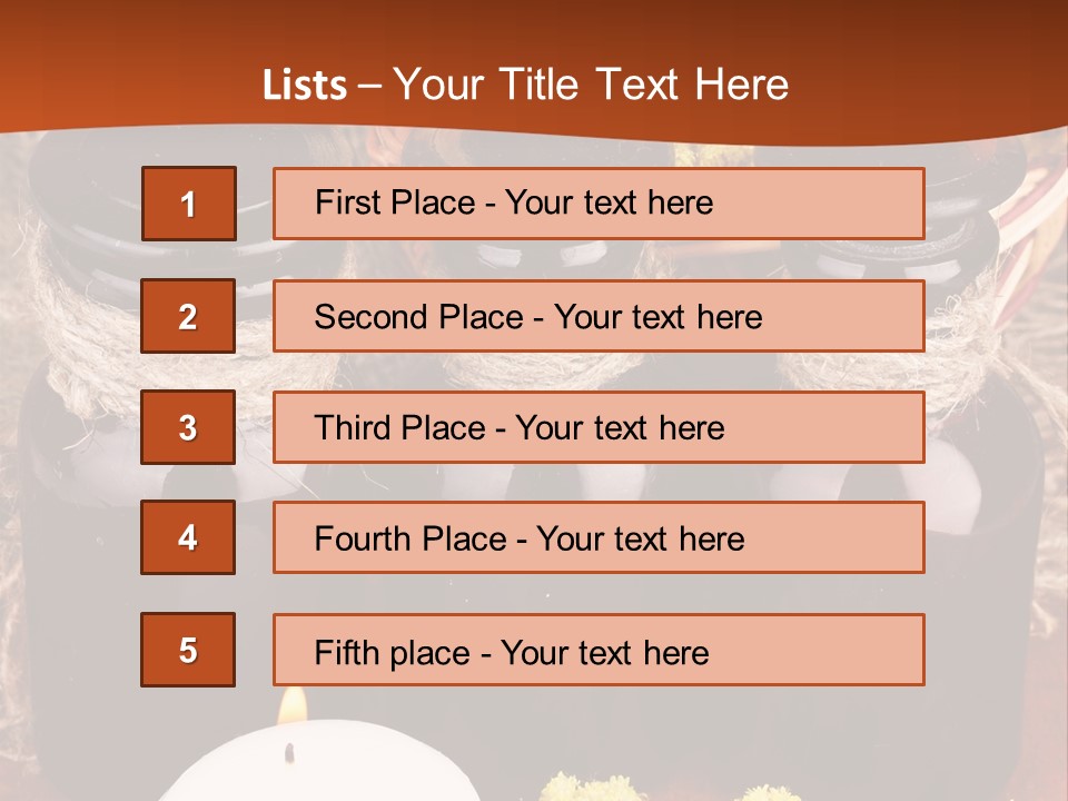 Leaves Healthy Aromatic PowerPoint Template