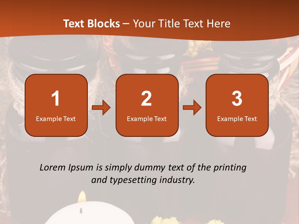 Leaves Healthy Aromatic PowerPoint Template