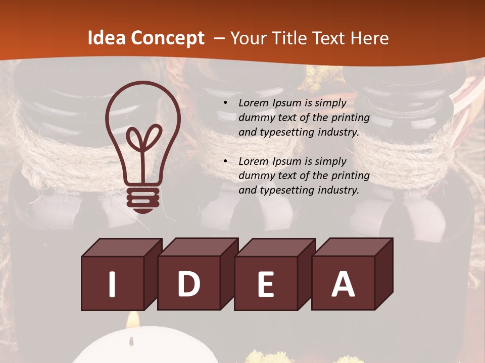 Leaves Healthy Aromatic PowerPoint Template