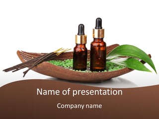 Fragrance Health Isolated PowerPoint Template