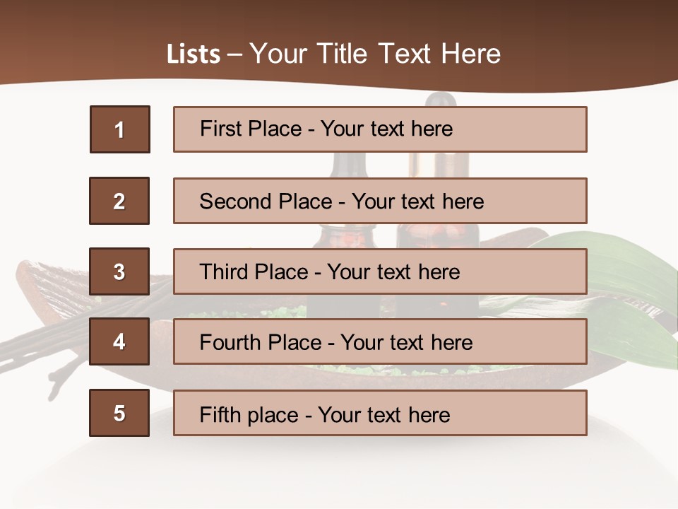 Fragrance Health Isolated PowerPoint Template