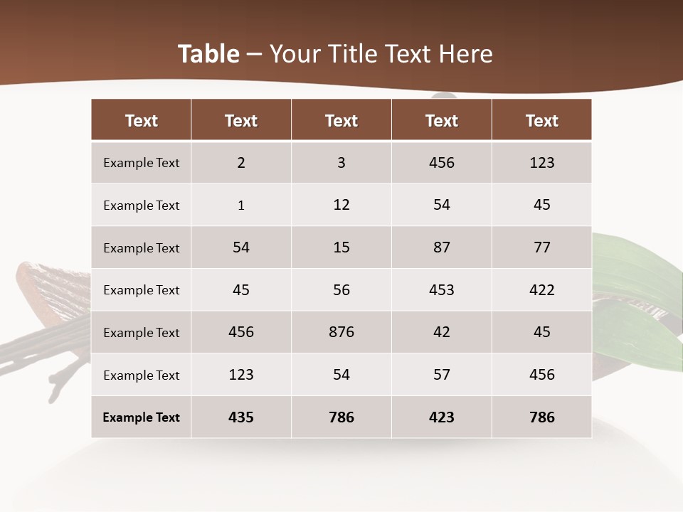 Fragrance Health Isolated PowerPoint Template