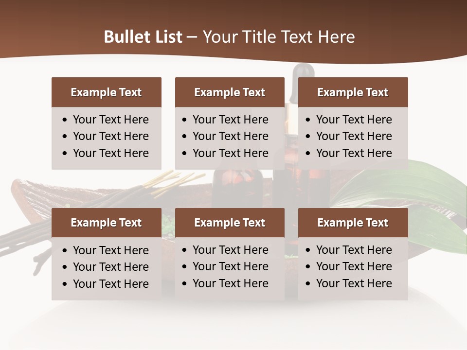 Fragrance Health Isolated PowerPoint Template