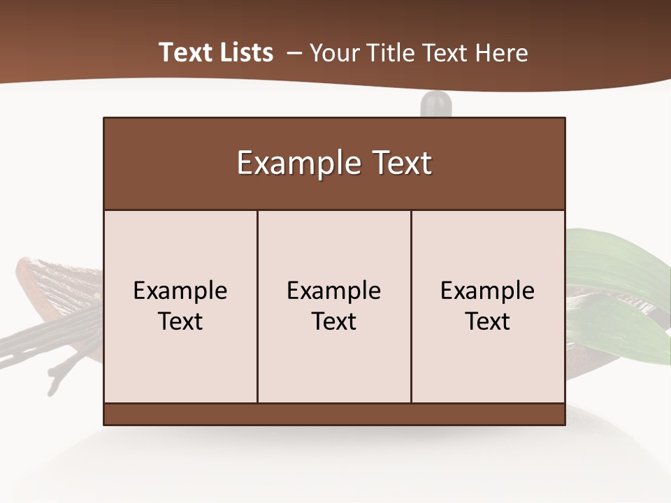 Fragrance Health Isolated PowerPoint Template