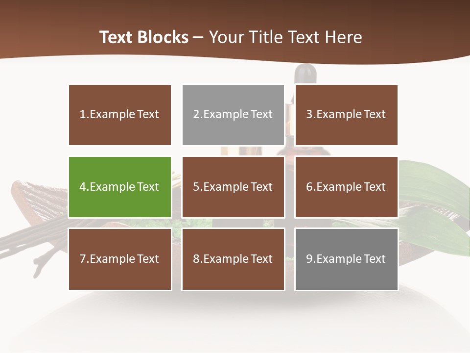 Fragrance Health Isolated PowerPoint Template