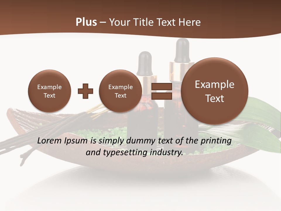Fragrance Health Isolated PowerPoint Template