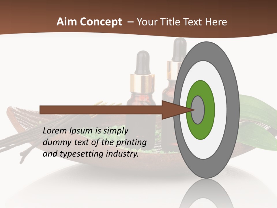 Fragrance Health Isolated PowerPoint Template