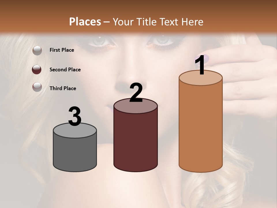 Female Bright Contrast PowerPoint Template