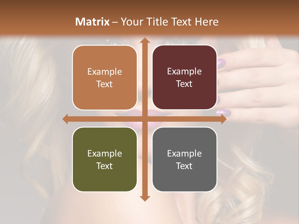 Female Bright Contrast PowerPoint Template