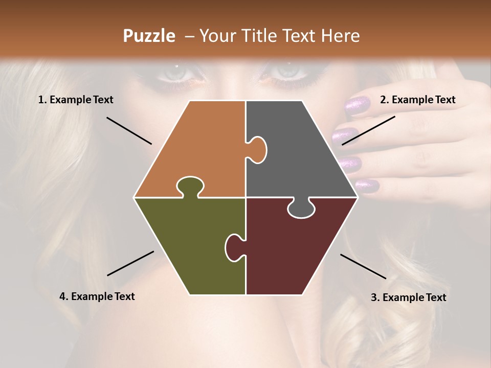Female Bright Contrast PowerPoint Template