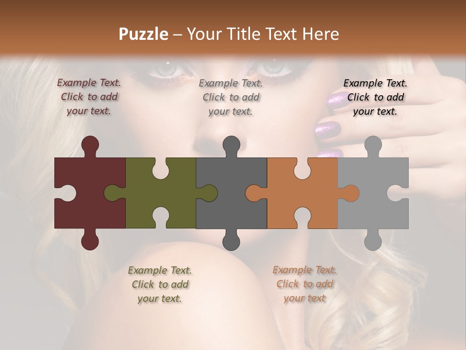 Female Bright Contrast PowerPoint Template