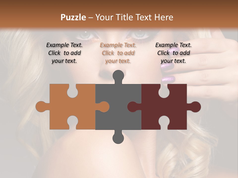 Female Bright Contrast PowerPoint Template