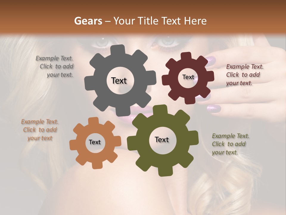 Female Bright Contrast PowerPoint Template