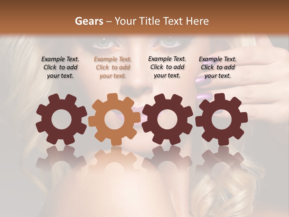 Female Bright Contrast PowerPoint Template