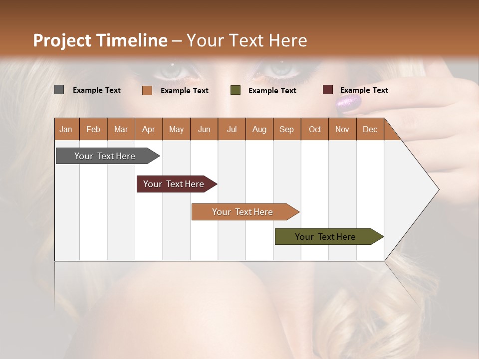 Female Bright Contrast PowerPoint Template