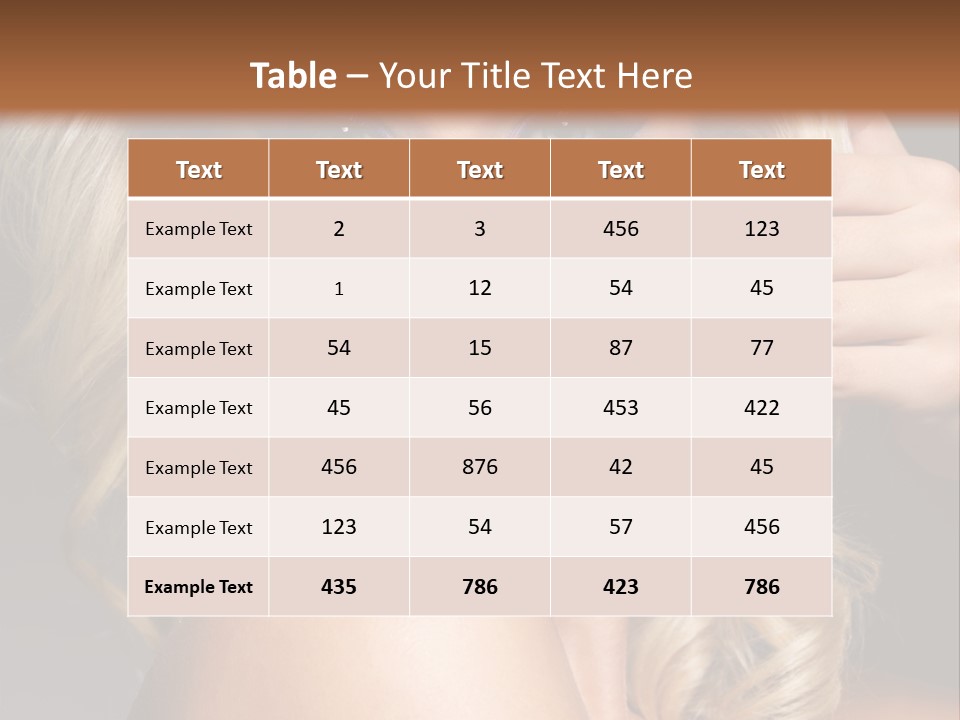 Female Bright Contrast PowerPoint Template