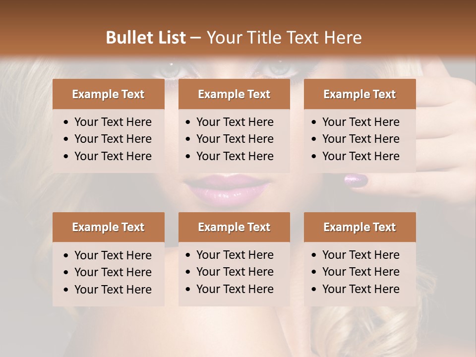 Female Bright Contrast PowerPoint Template