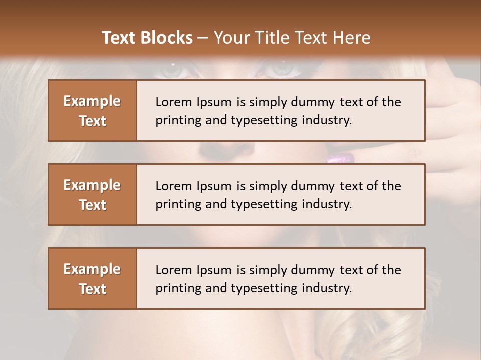 Female Bright Contrast PowerPoint Template