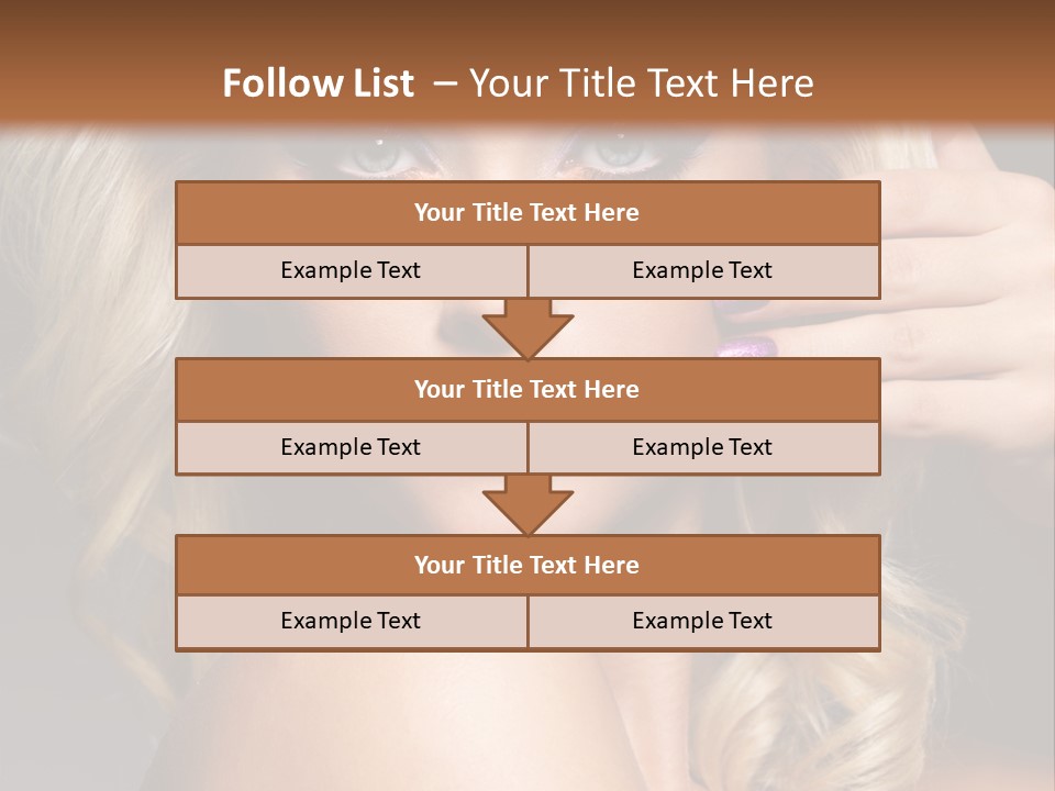 Female Bright Contrast PowerPoint Template