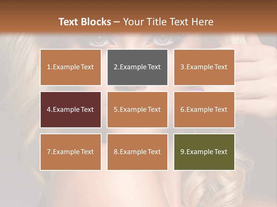 Female Bright Contrast PowerPoint Template