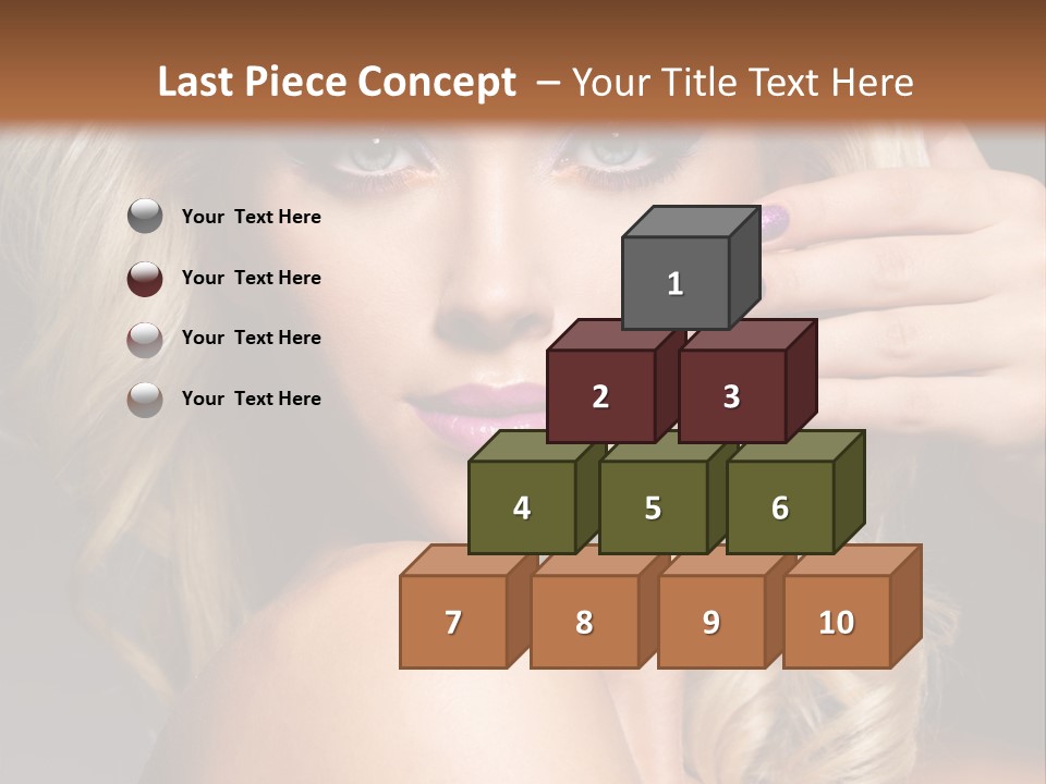 Female Bright Contrast PowerPoint Template