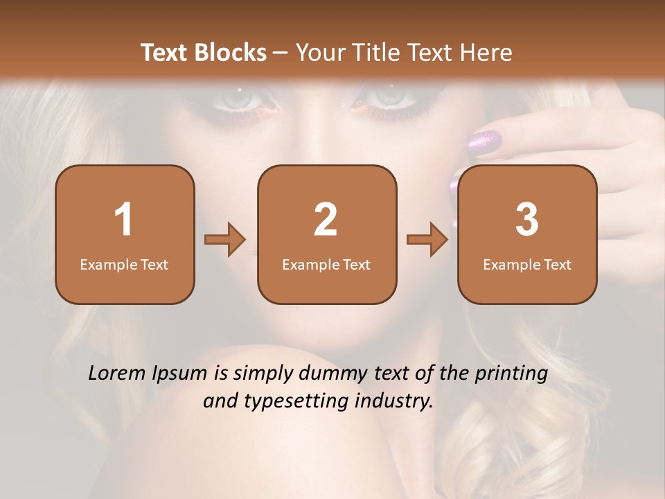 Female Bright Contrast PowerPoint Template