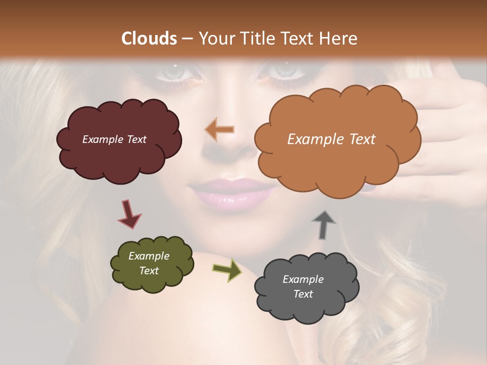 Female Bright Contrast PowerPoint Template