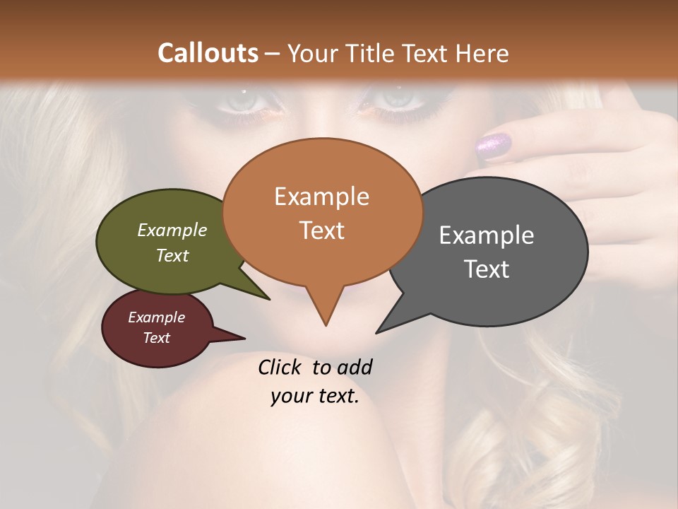 Female Bright Contrast PowerPoint Template