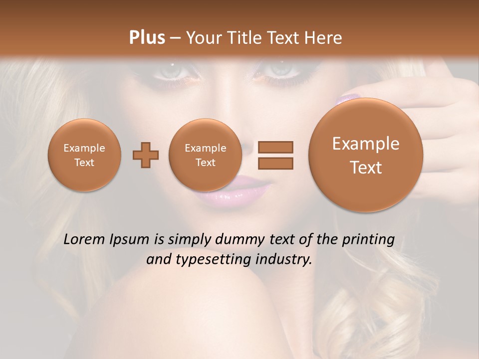 Female Bright Contrast PowerPoint Template