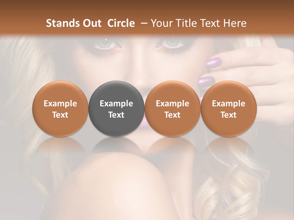 Female Bright Contrast PowerPoint Template