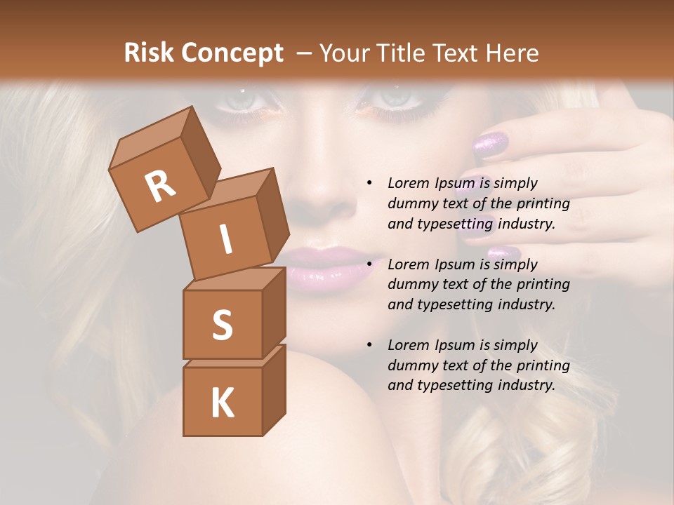 Female Bright Contrast PowerPoint Template