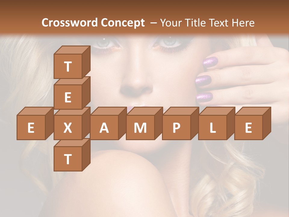 Female Bright Contrast PowerPoint Template