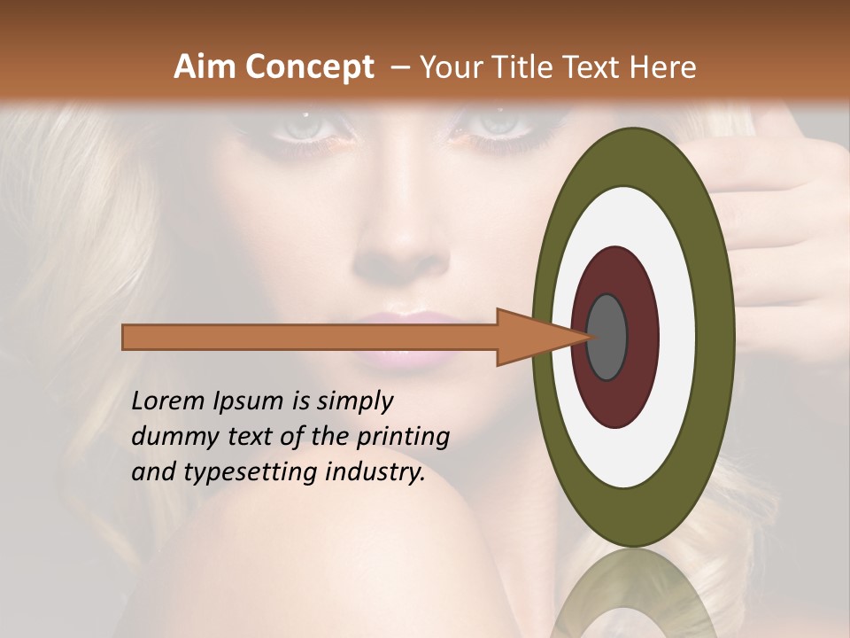 Female Bright Contrast PowerPoint Template