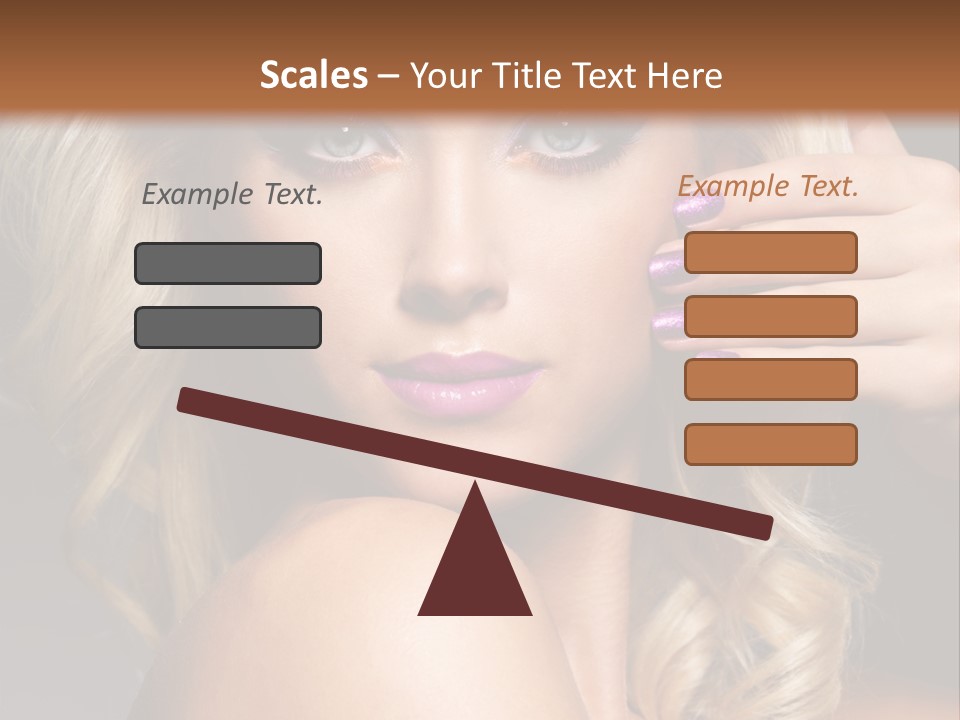 Female Bright Contrast PowerPoint Template