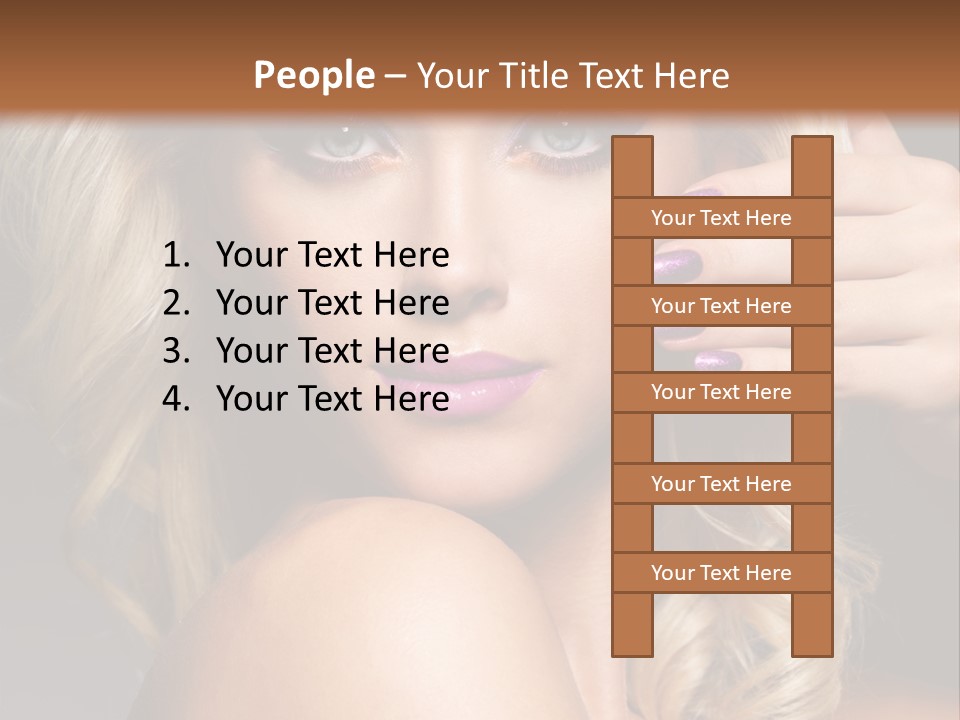 Female Bright Contrast PowerPoint Template