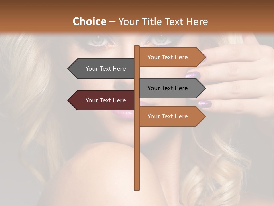 Female Bright Contrast PowerPoint Template