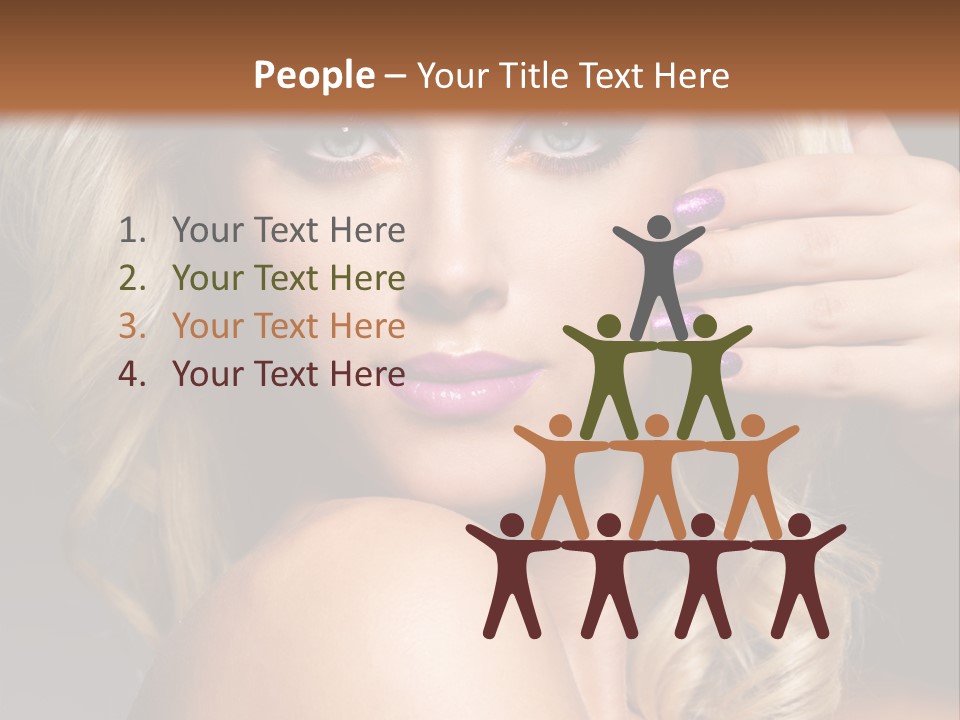 Female Bright Contrast PowerPoint Template