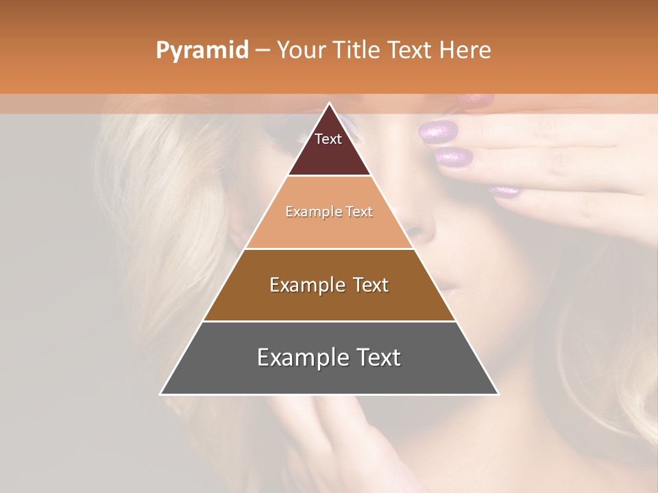 Girl Female Beautiful PowerPoint Template