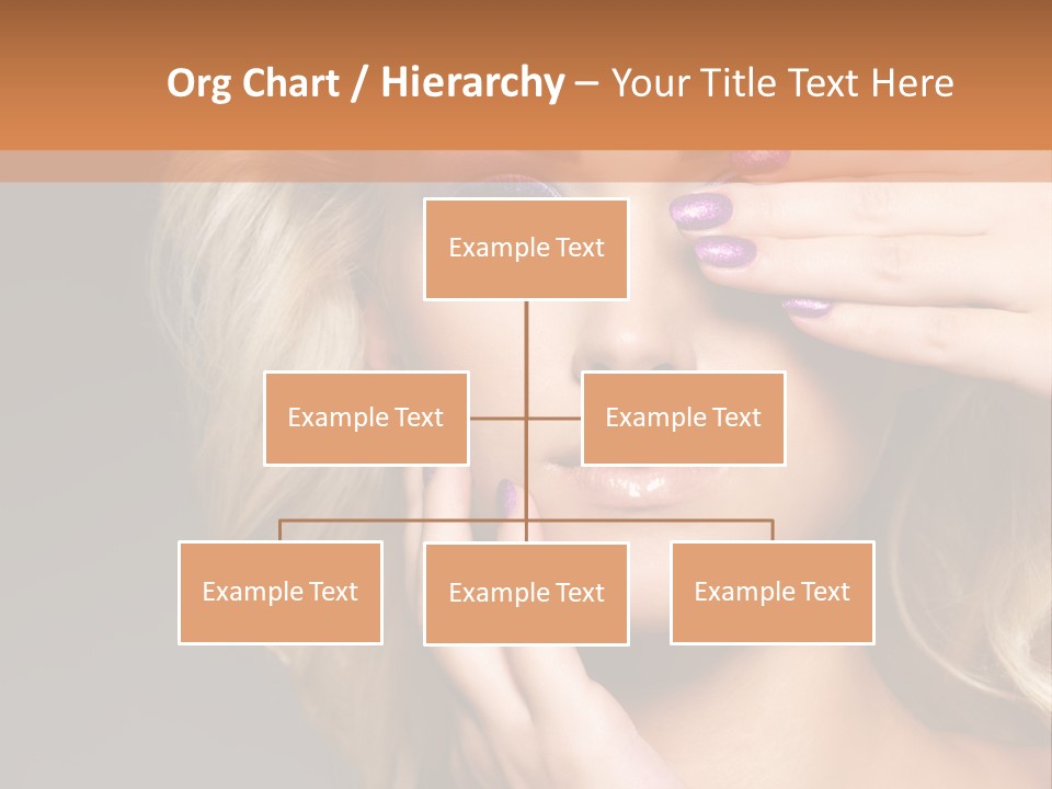 Girl Female Beautiful PowerPoint Template