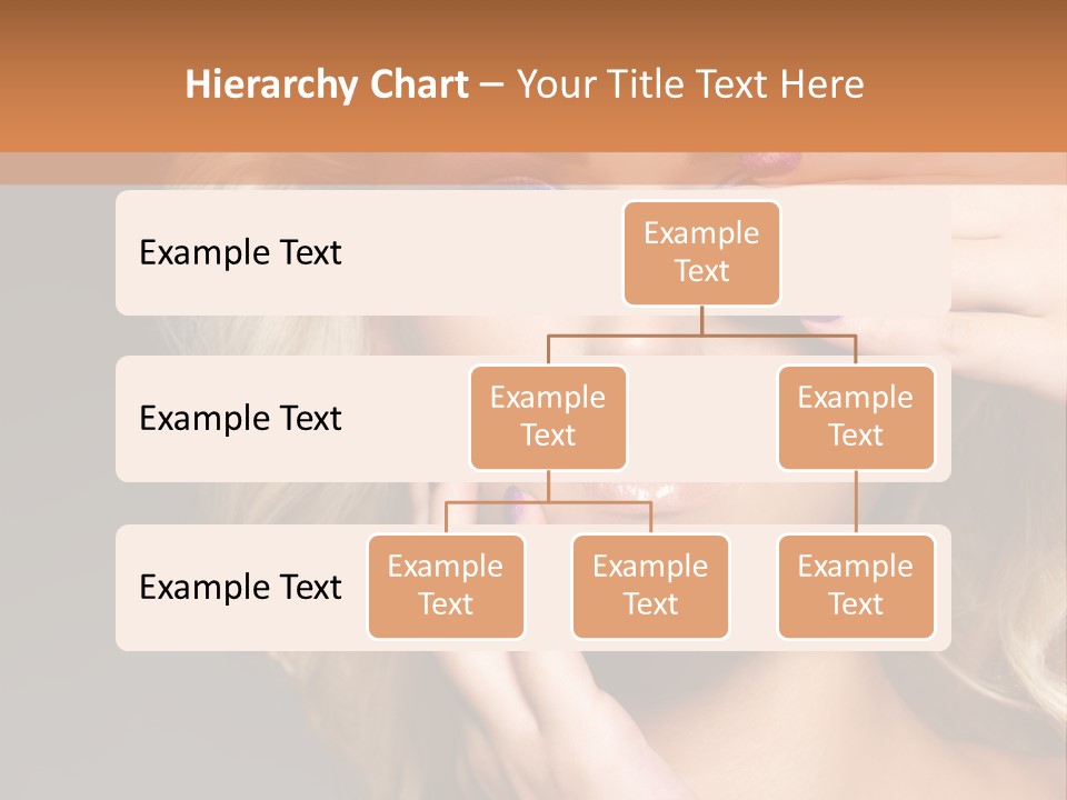 Girl Female Beautiful PowerPoint Template