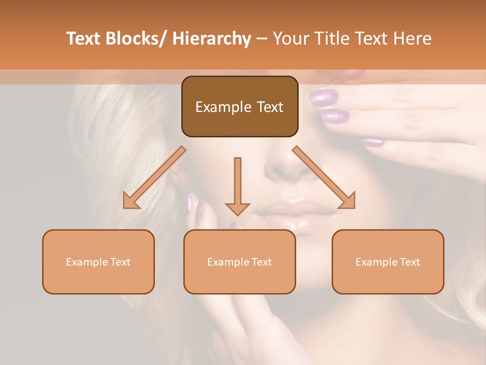 Girl Female Beautiful PowerPoint Template