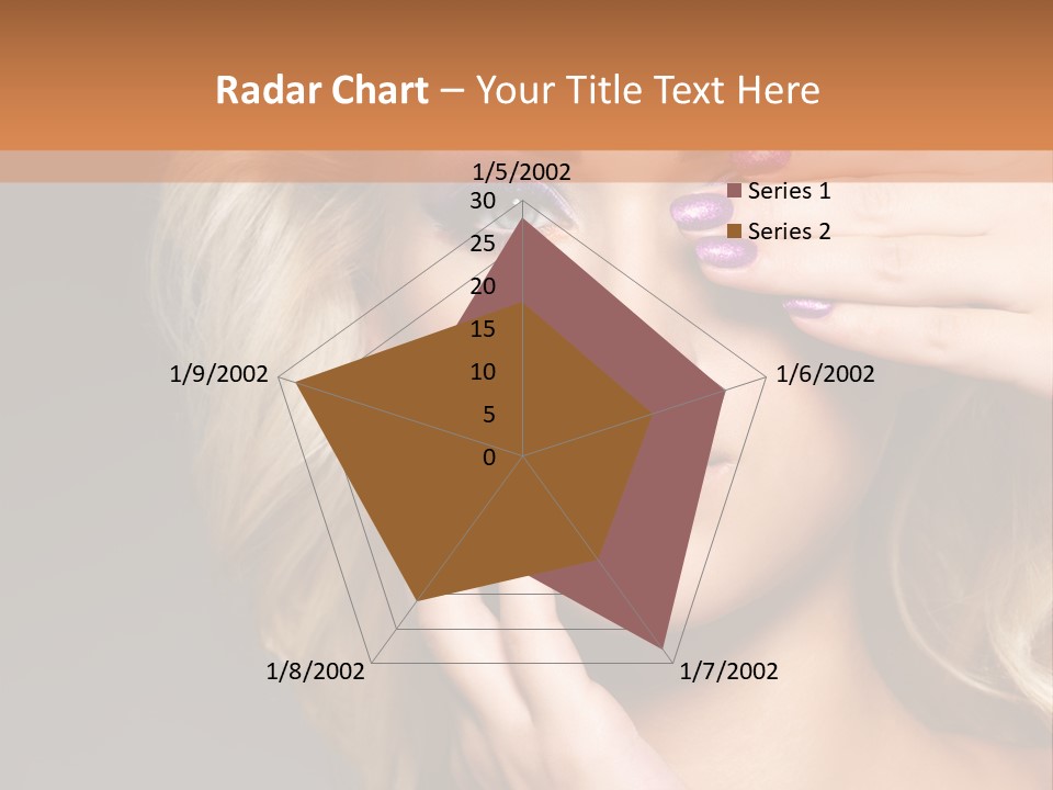 Girl Female Beautiful PowerPoint Template