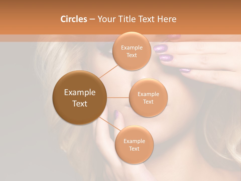 Girl Female Beautiful PowerPoint Template