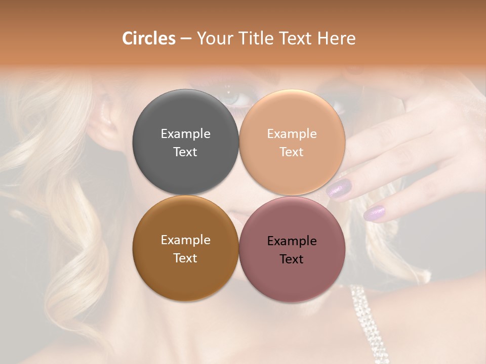 Face Elegance Manicure PowerPoint Template