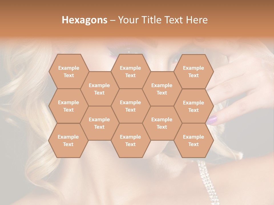 Face Elegance Manicure PowerPoint Template