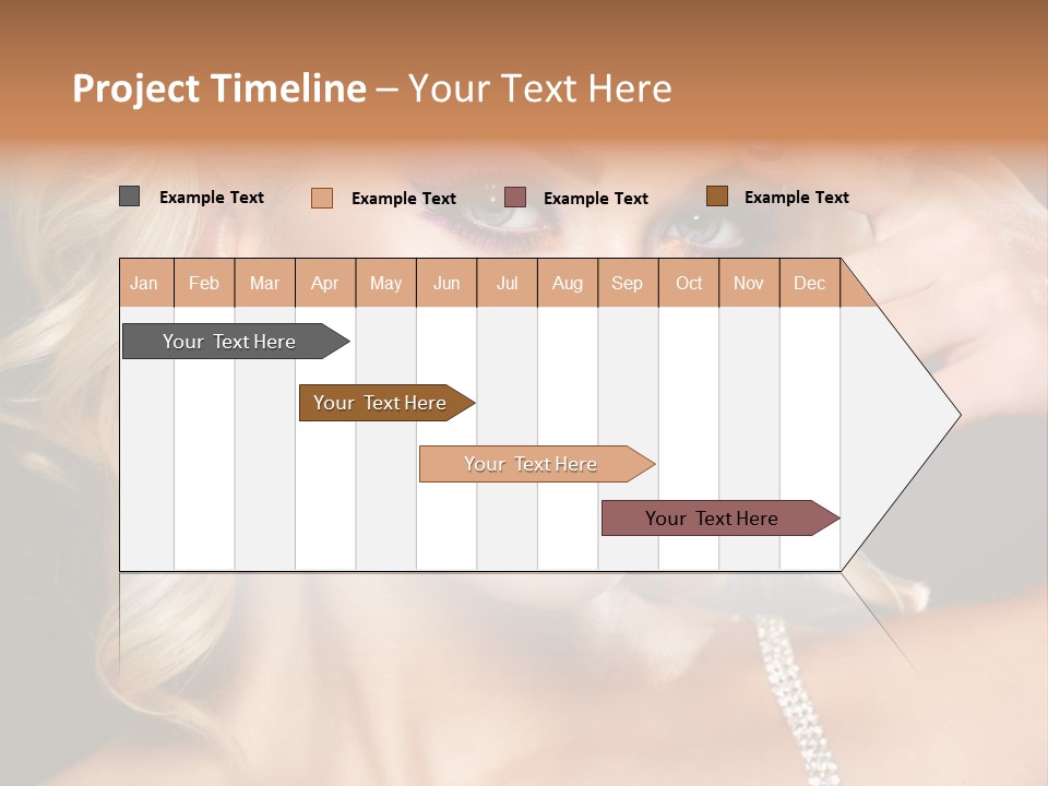 Face Elegance Manicure PowerPoint Template